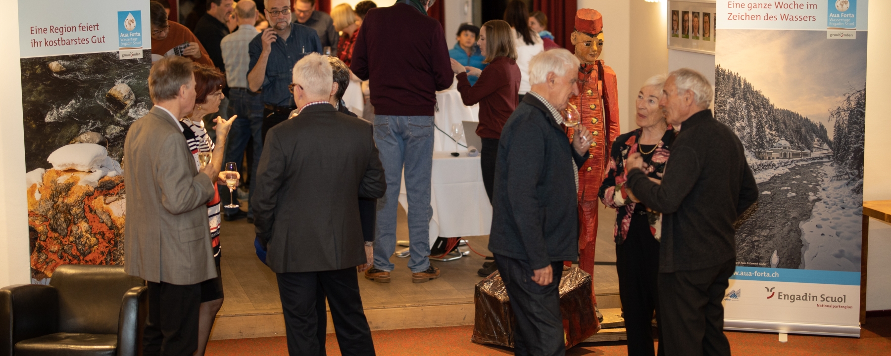 Präsentation zur (Mineral-)Wasserpositionierung an der Aua Forta - Wassertage Engadin Scuol