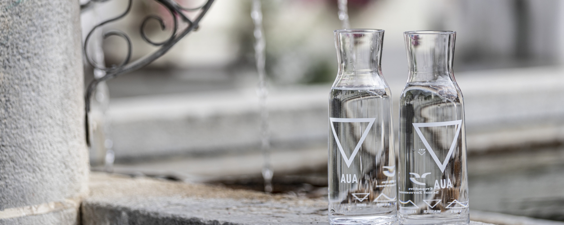 Wasserkaraffe AUA – Engadin Scuol Zernez – Andrea Badrutt