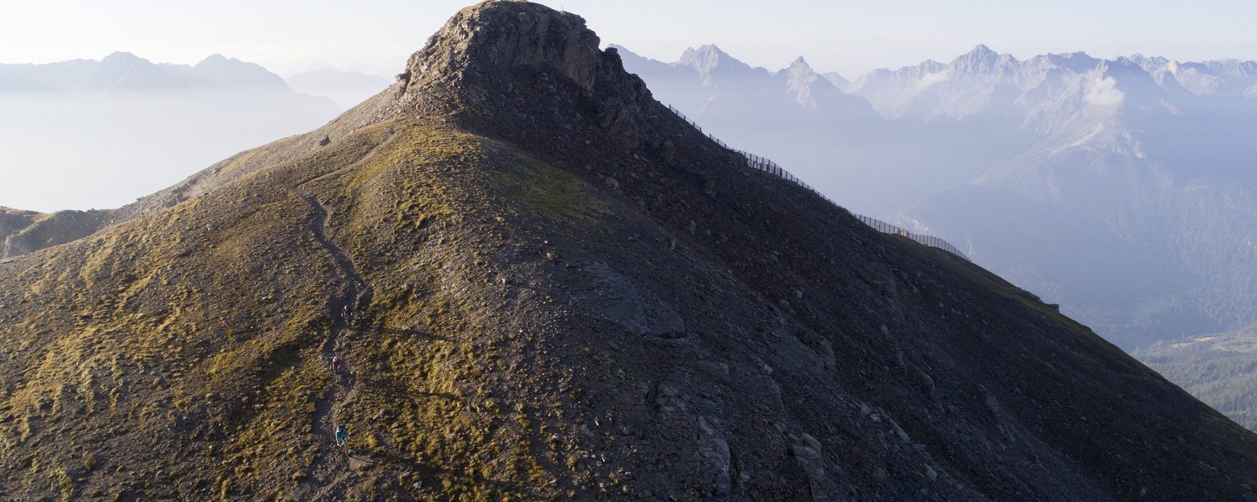 Gipfeltour zum Piz Clünas.