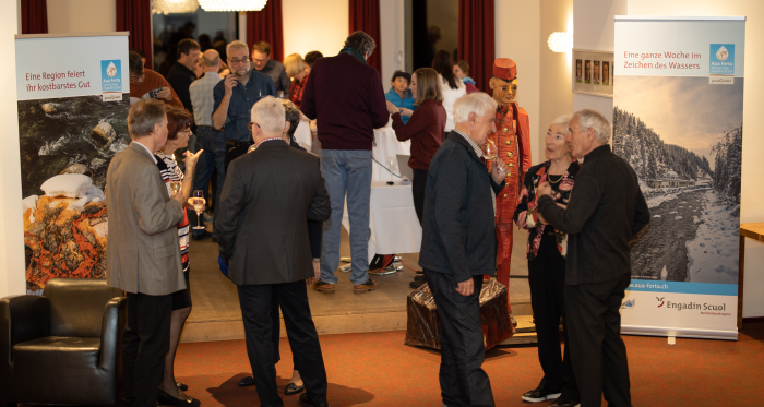 Präsentation zur (Mineral-)Wasserpositionierung an der Aua Forta - Wassertage Engadin Scuol