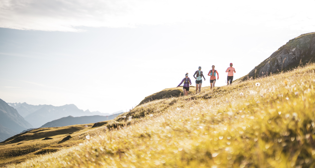 Trailrunning im Unterengadin, Schweiz.