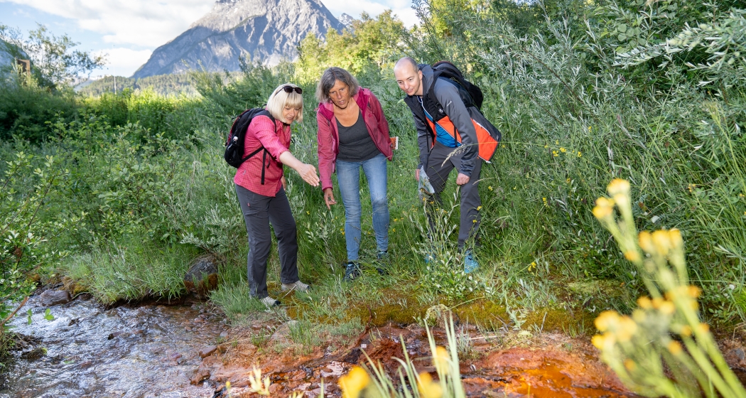 Mineralquellenführung – Angebot miraculaua Scuol – Dominik Täuber Mineralquellenführung – Angebot miraculaua Scuol – Dominik Täuber