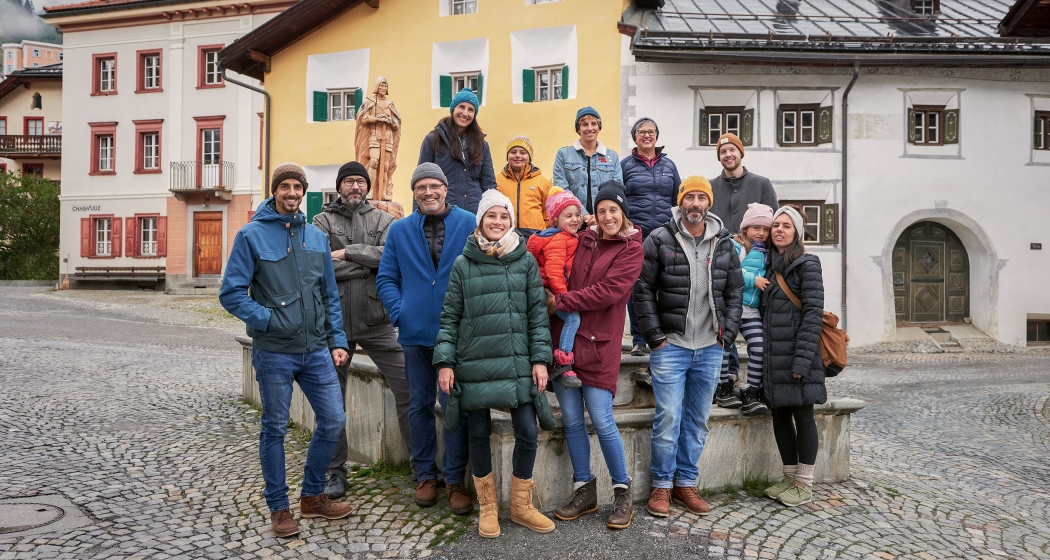 Die Klimatruppe Engadin.