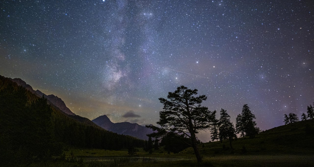 Nachthimmel im Engadin
