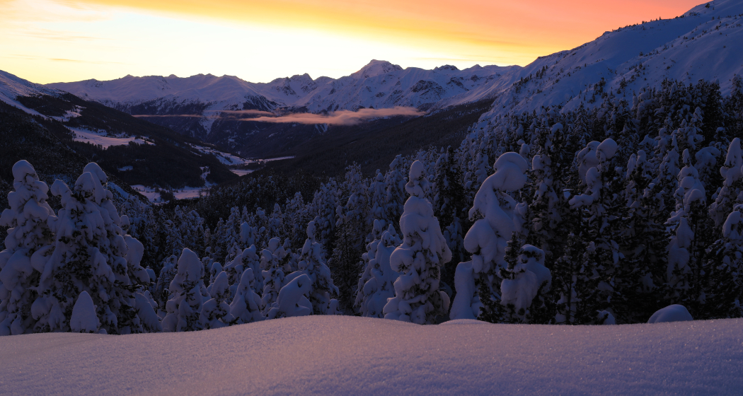 Val Müstair Winter Schnee Nachhaltigkeit