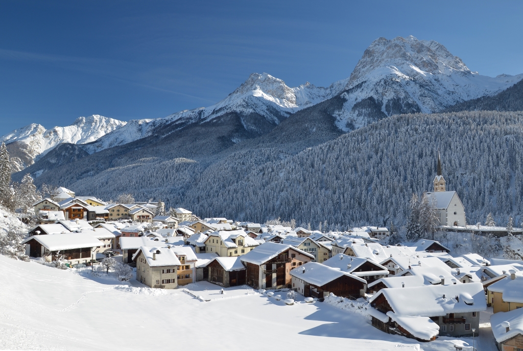 Scuol - Hauptort des Unterengadins.