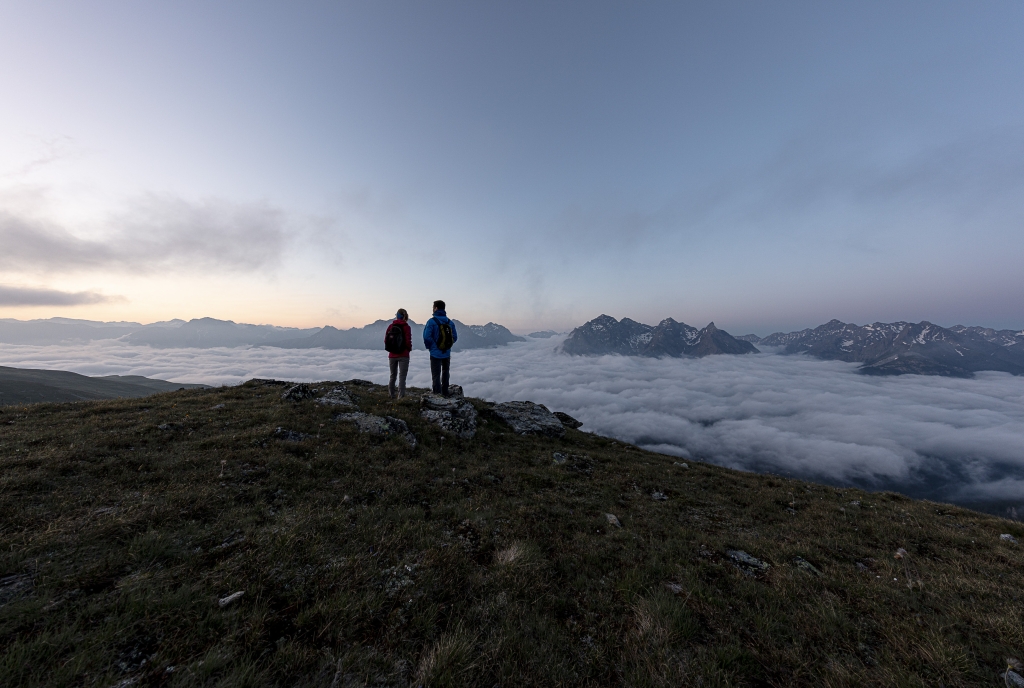 Hoch über den Wolken