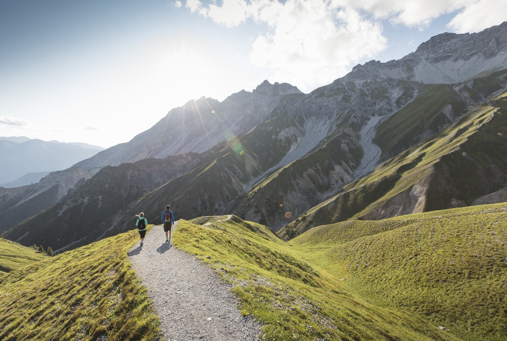 Wandern im Schweizerischen Nationalpark.