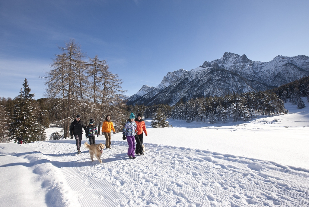 Winterwandern am Lai Nair im Unterengadin