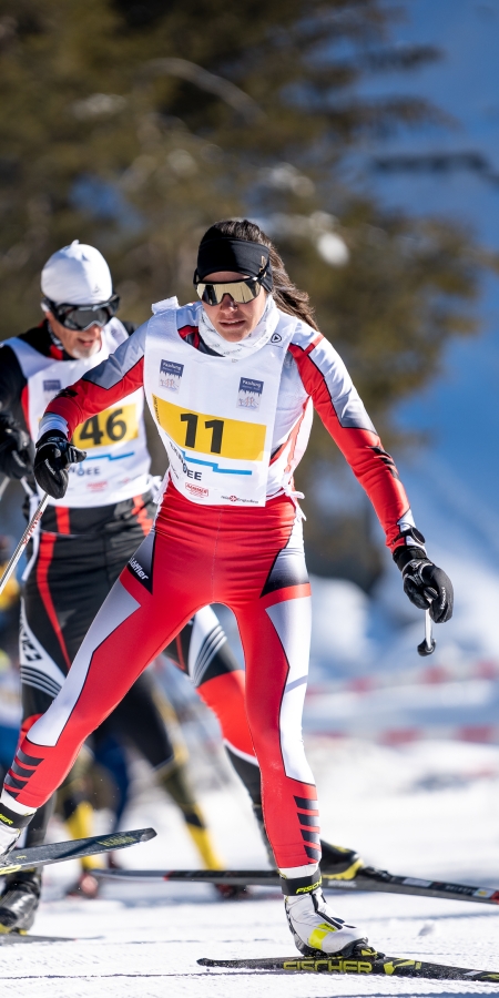 Siegerin Tinetta Strimer beim Passlung 2022. Bild: Dominik Täuber.