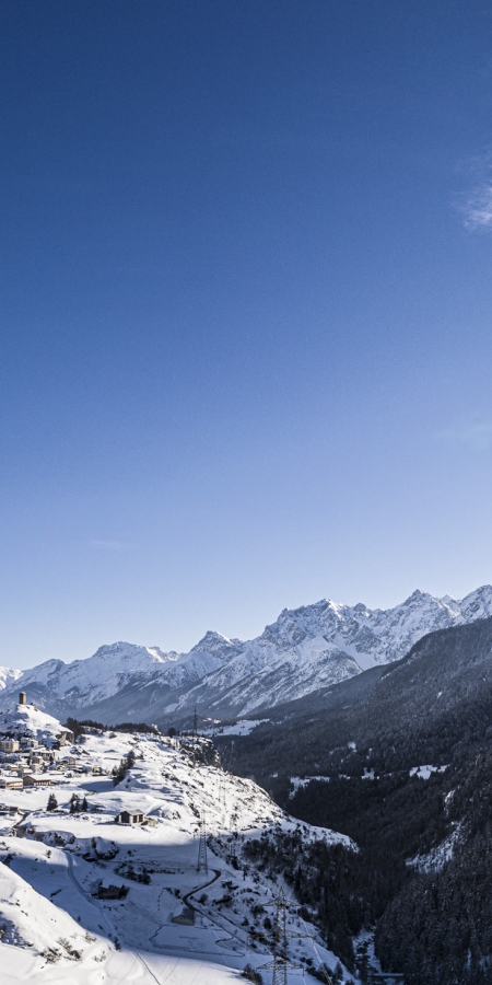 Winterpanorama Ardez Winterpanorama Ardez