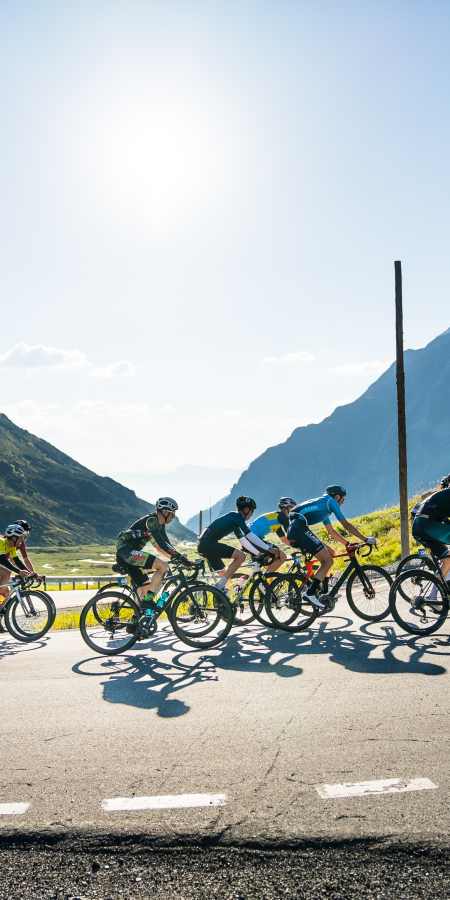 Passfahrt beim Engadiner Radmarathon