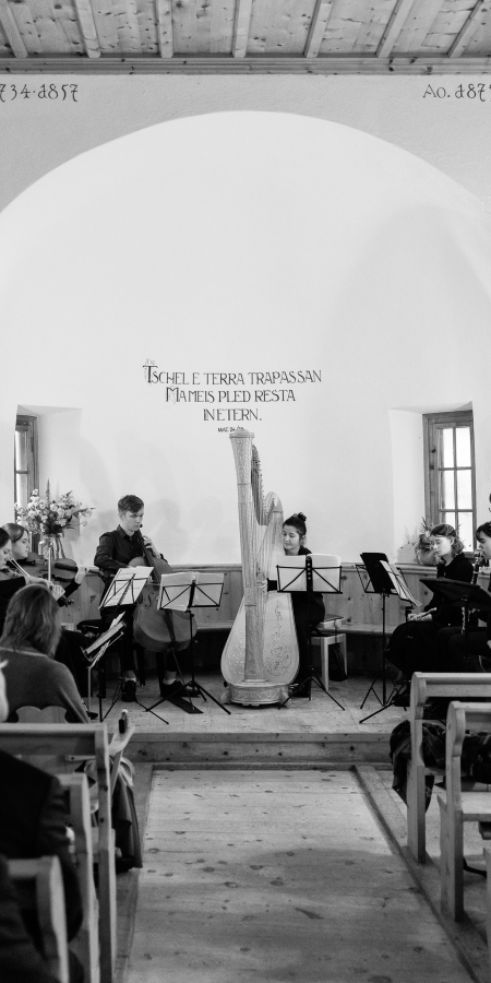 Konzert in der Bergkirche S-charl, Piz Amalia Festival 2022