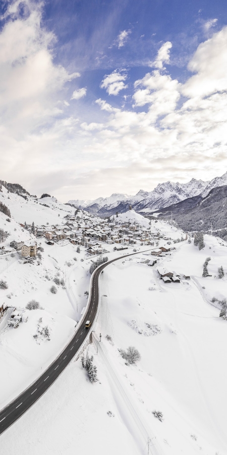 Andrea Badrutt Ardez im Winter