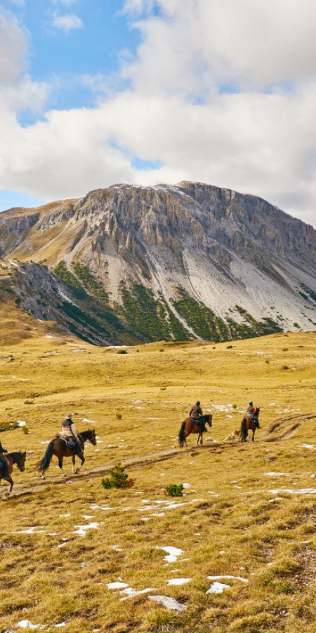 Reittrekking San Jon durch das Val Mora ©Rossfoto Reittrekking San Jon durch das Val Mora ©Rossfoto