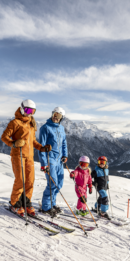 Pistenvergnügen mit der ganzen Familie auf Motta Naluns.