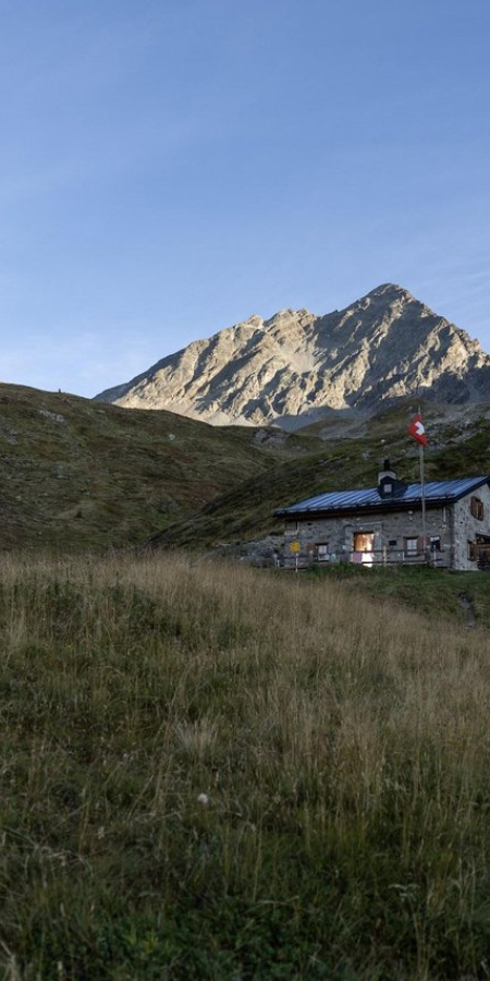 Alpen und Hütten