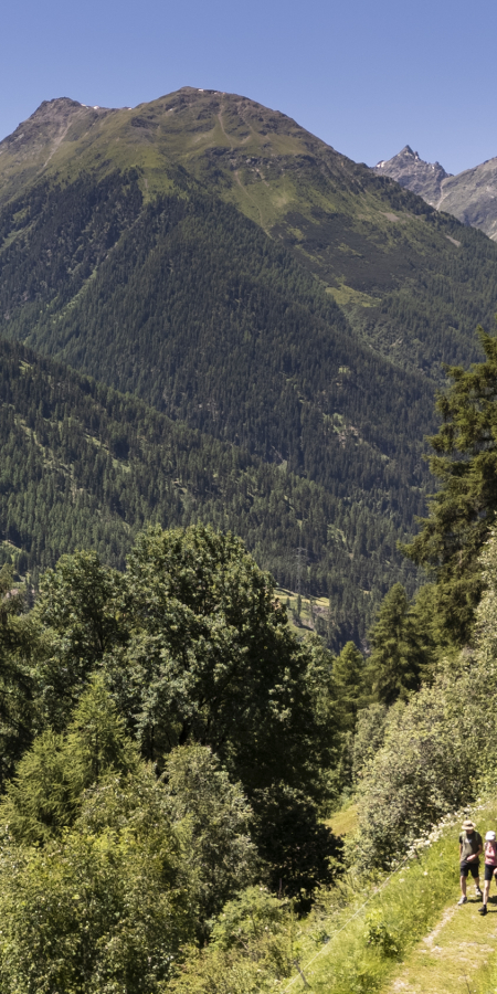 Mehrtägige Alpenüberquerung mit Wandergruppe in hochalpiner Landschaft und Panoramablick.