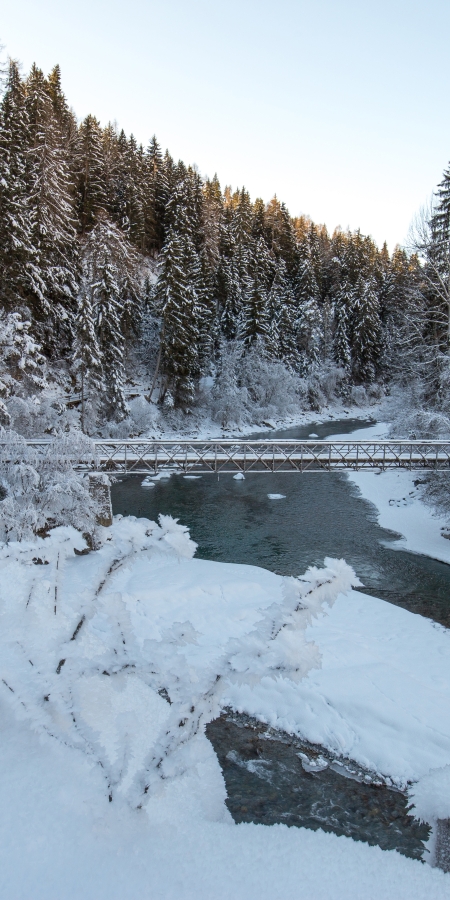 The Inn in winter.