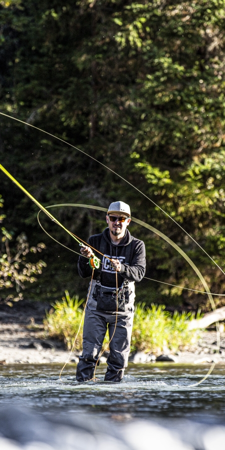 Renato Vitalini. Fliegenfischer im Engadin.