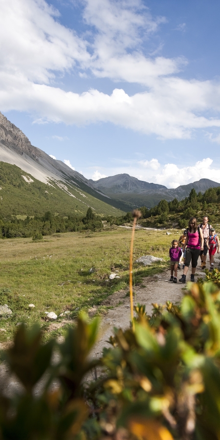 Familen-Ferien im Unterengadin, Graubünden.
