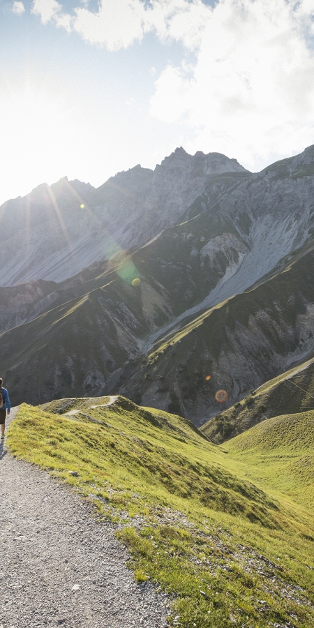 Wandern im Schweizerischen Nationalpark.