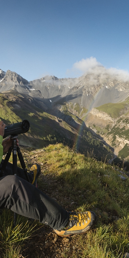 im Schweizerischen Nationalpark mit Not Armon Willy