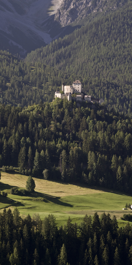 Schloss Tarasp im Sommer