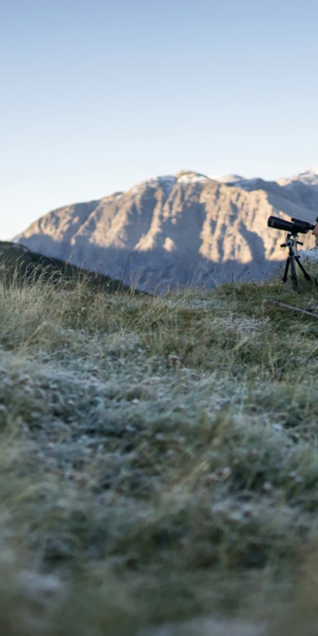 Auf Jagd im Unterengadin mit Familie Riatsch. Bild: Dominik Täuber. Auf Jagd im Unterengadin mit Familie Riatsch. Bild: Dominik Täuber.