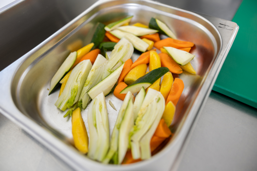 Gemüse für vegetarisches Gericht. Foto: Dominik Täuber Gemüse für vegetarisches Gericht.