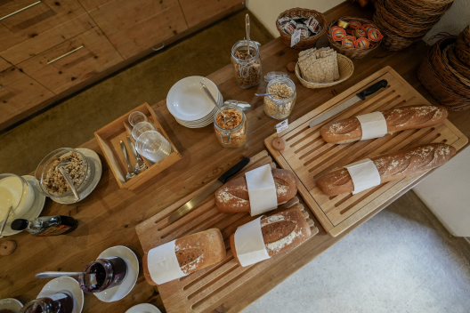 Regionales Frühstück im Saloon