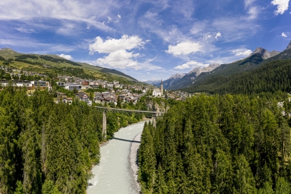 Dorfpanorama Scuol Dorfpanorama Scuol
