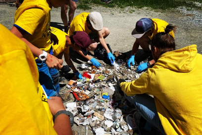 Trash Hero Event auf Motta Naluns