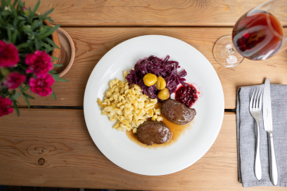 Wildgericht. Foto: Dominik Täuber Wildgericht