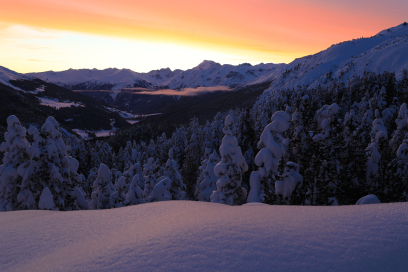 Val Müstair Winter Schnee Nachhaltigkeit