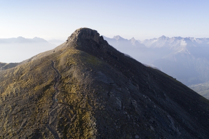 Gipfeltour zum Piz Clünas. Gipfeltour zum Piz Clünas.