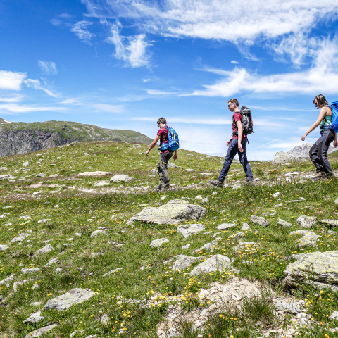 Wanderung auf dem Schmugglerpfad durch das Val d'Uina im Unterengadin