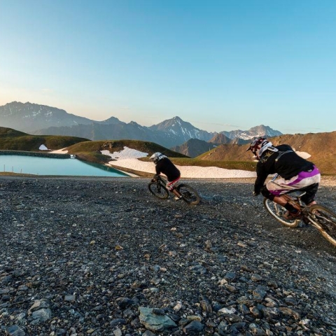 Mountainbike-Tour Viderjoch in Samnaun.
