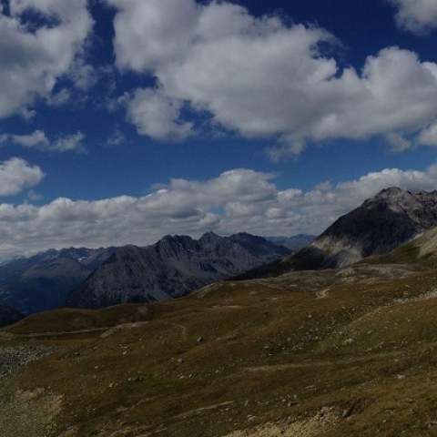 Mountainbike-tour beim Umbrailpass.