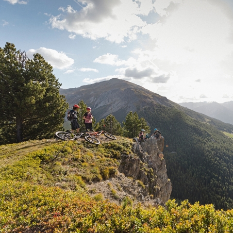 Mountainbiketour Trails la Val Müstair.