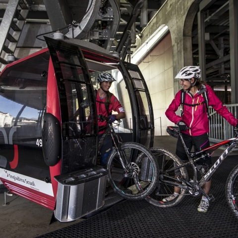 Bike-Transport Bergbahnen Scuol.