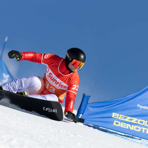 Snowboard Weltcup Scuol Dario Caviezel Snowboard Weltcup Scuol Dario Caviezel