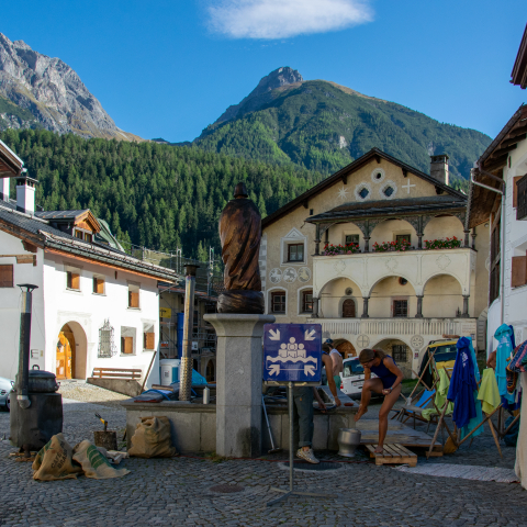 Mineralwasser-Führung, Forum Aua Forta Scuol