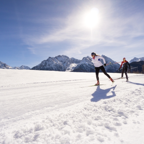 Langlaufen im Unterengadin