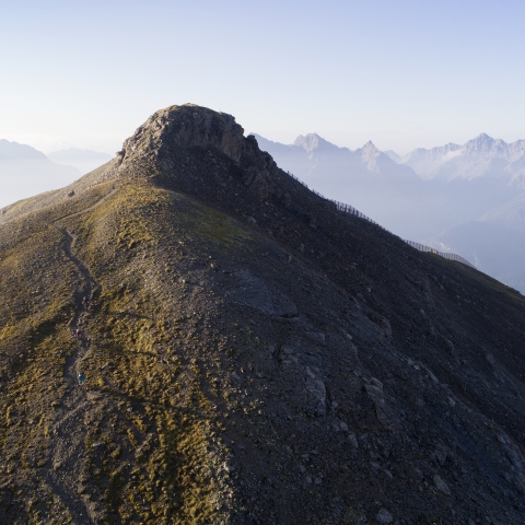 Gipfeltour zum Piz Clünas.