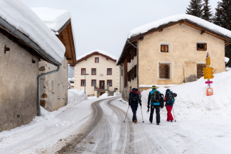Schneeschuhwanderung Via Silenzi © Thalia Wünsche Schneeschuhwanderung Via Silenzi © Thalia Wünsche