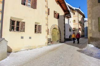 Winterwandern auf der Via Engiadina Winter, Unterengadin Winterwandern auf der Via Engiadina Winter, Unterengadin