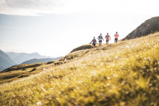 Trailrunning im Unterengadin, Schweiz.