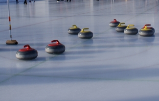 Curling auf der Sportanlage Trü Curling auf der Sportanlage Trü