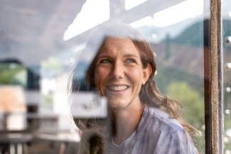 Sabrina Morell, Sportphysiotherapeutin aus dem Engadin © Filip Zuan Sabrina Morell, Sportphysiotherapeutin aus dem Engadin